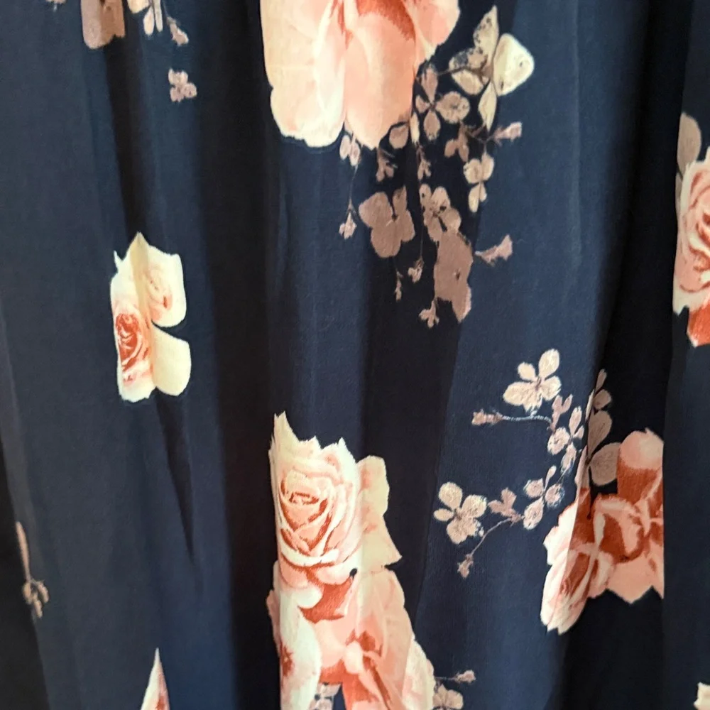 ModCloth Navy Dress with Yellow Trim - Picture 4 of 4